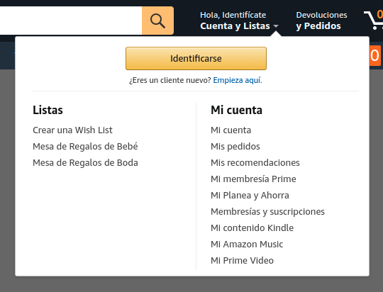 Nueva cuenta amazon prime on sale