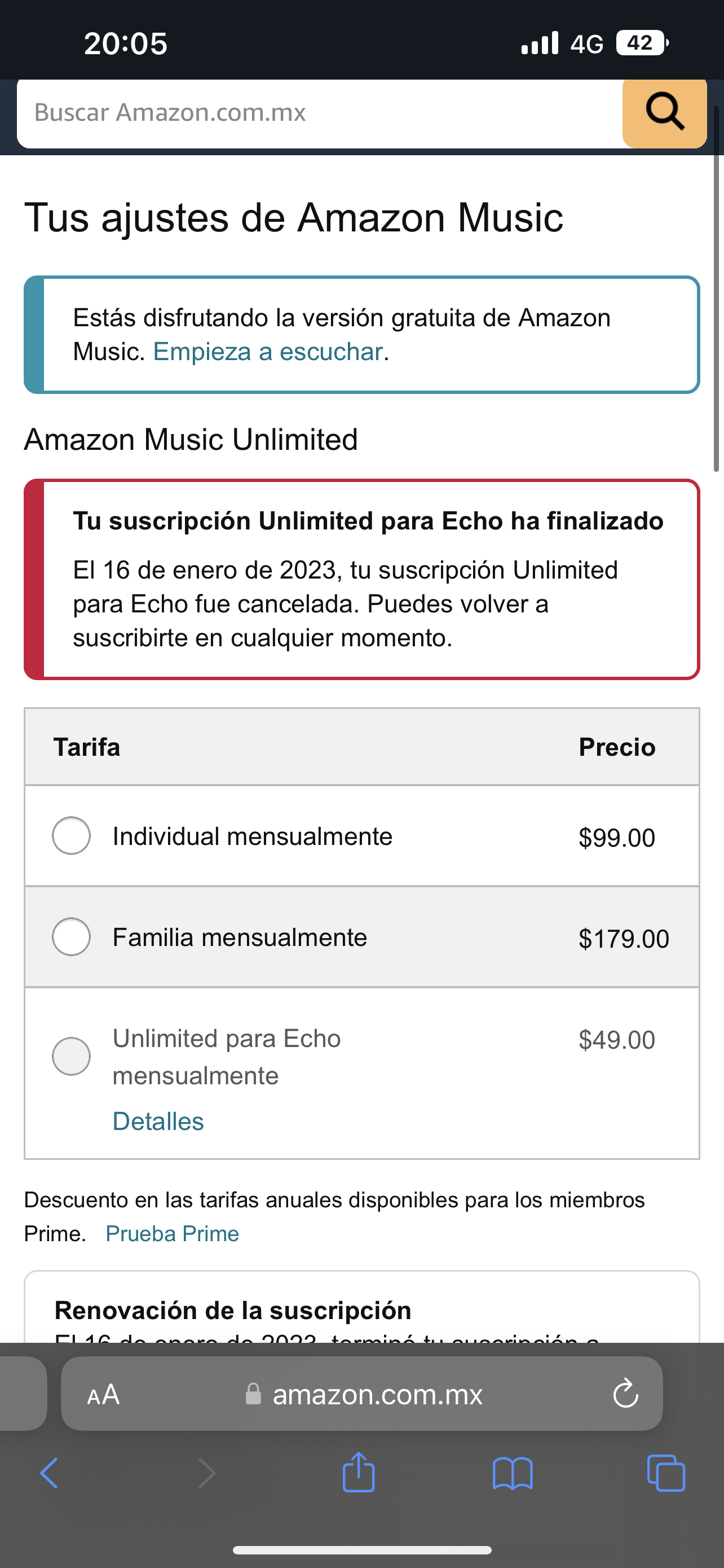 Cuenta store amazon music