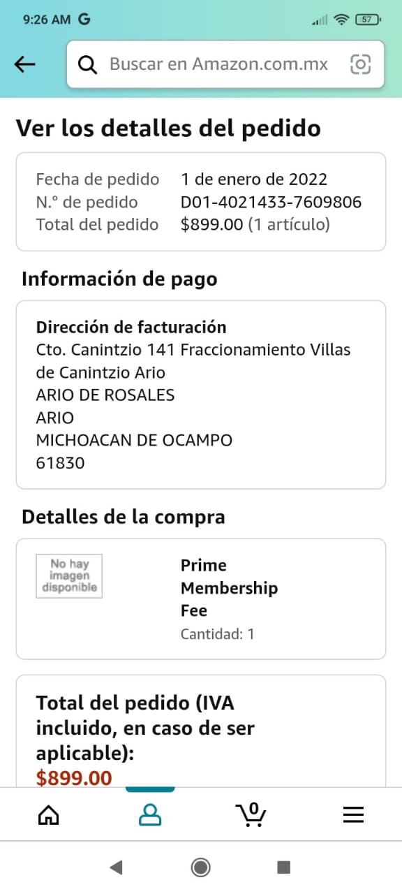 No reconoce mi pago anual de Amazon Prime