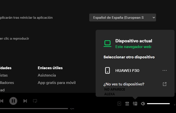 Elimin a Alexa de Spotify y ahora no puedo conectarla